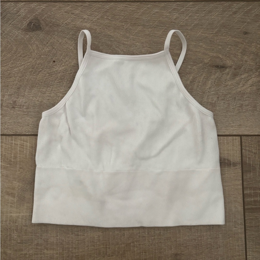 Boathouse White Ribbed Women's Tank Top